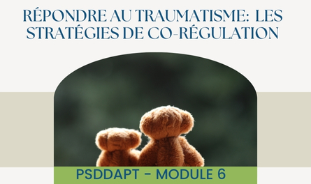 PSDDAPT - Module 6: Répondre au traumatisme – Les stratégies de co-régulation